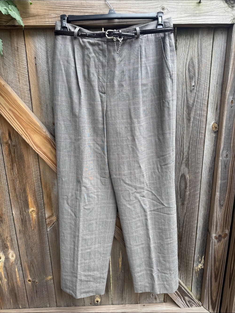 Jones New York Glen Plaid Trousers Pants